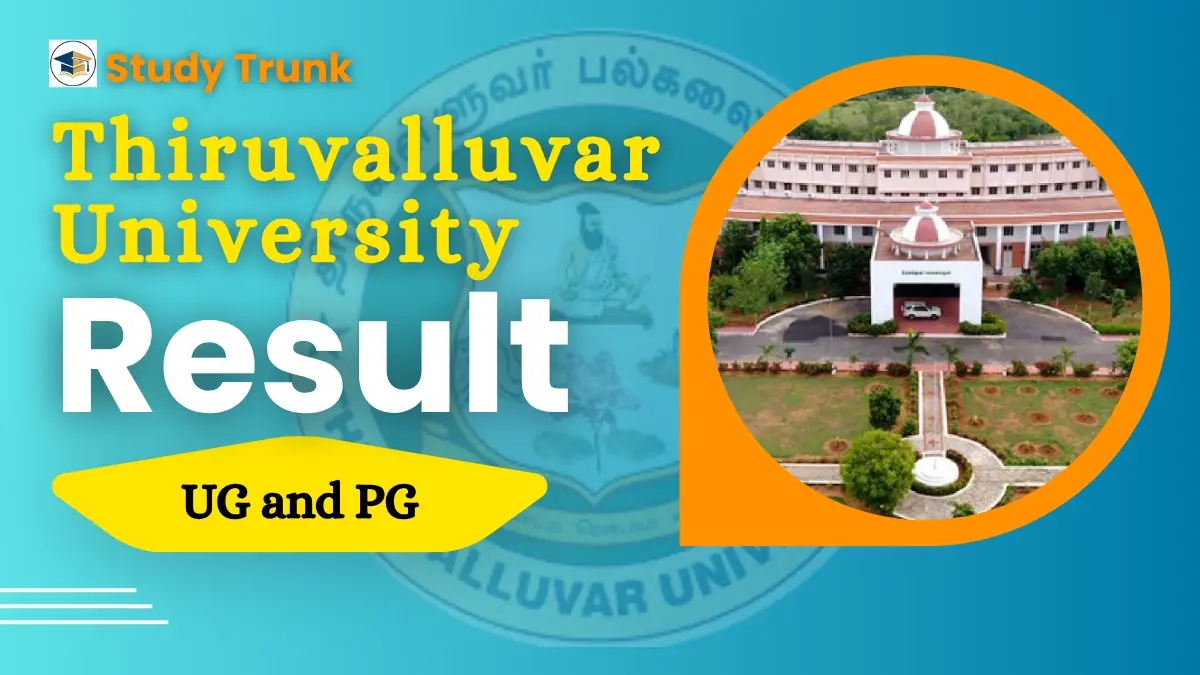 Thiruvalluvar University Result 2026 – Check UG & PG Results at coe.tvu.edu.in